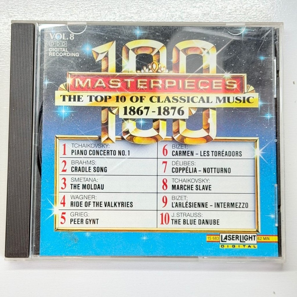 100 Masterpieces Vol 8 Top 10 Classical Music 1867-1876 CD Laserlight
